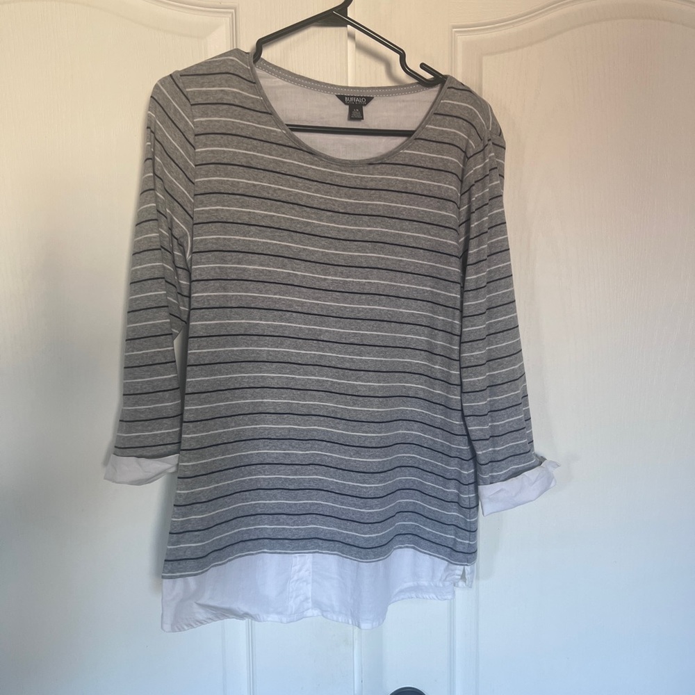 Buffalo Striped “Fooler” Top